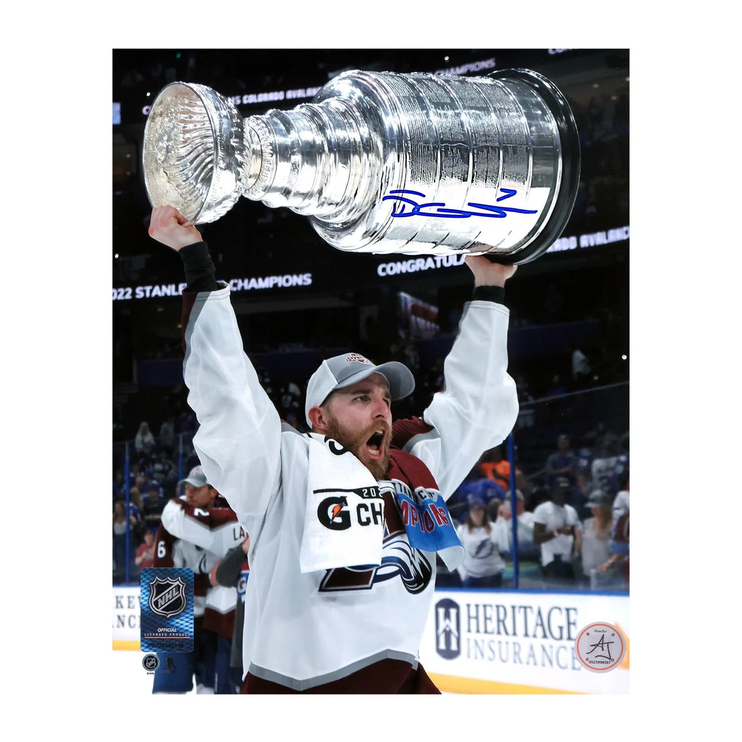 Devon Toews Autographed Colorado Avalanche 2022 Stanley Cup 8x10 Photo Devon Toews Photo 8x10-devon-toews-colorado-avalanche-2022-stanley, Colorado Avalanche, supplier stock photo
