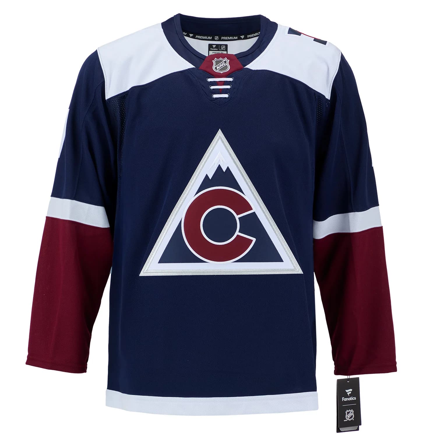 Devon Toews Signed Colorado Avalanche Alternate Fanatics Premium Jersey Devon Toews Jersey alternate-premium, Colorado Avalanche, view 2, supplier stock photo