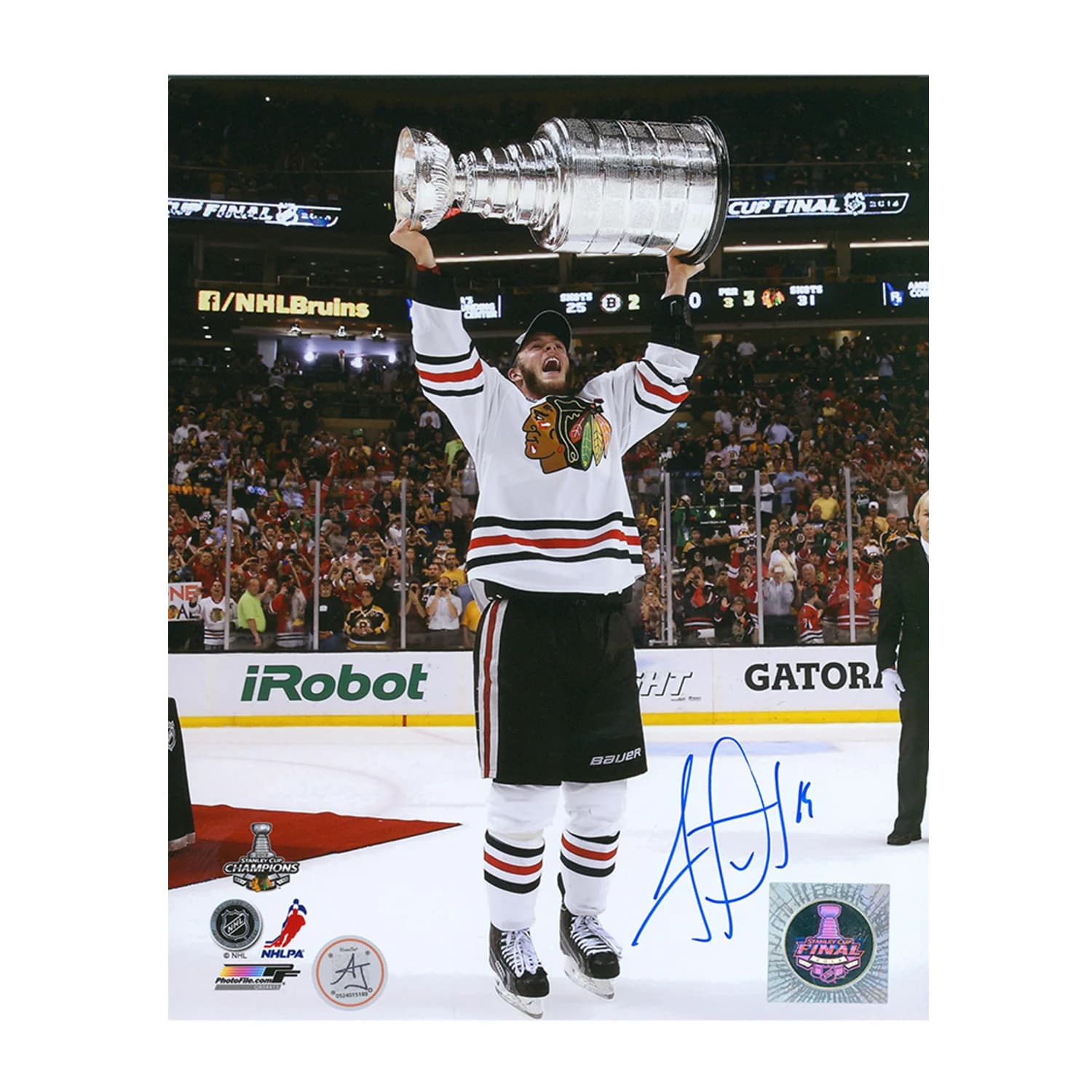 Jonathan Toews Signed Chicago Blackhawks 2013 Stanley Cup 8x10 Photo Jonathan Toews Photo 8x10-jonathan-toews-2013-stanley-cup, Chicago Blackhawks, supplier stock photo