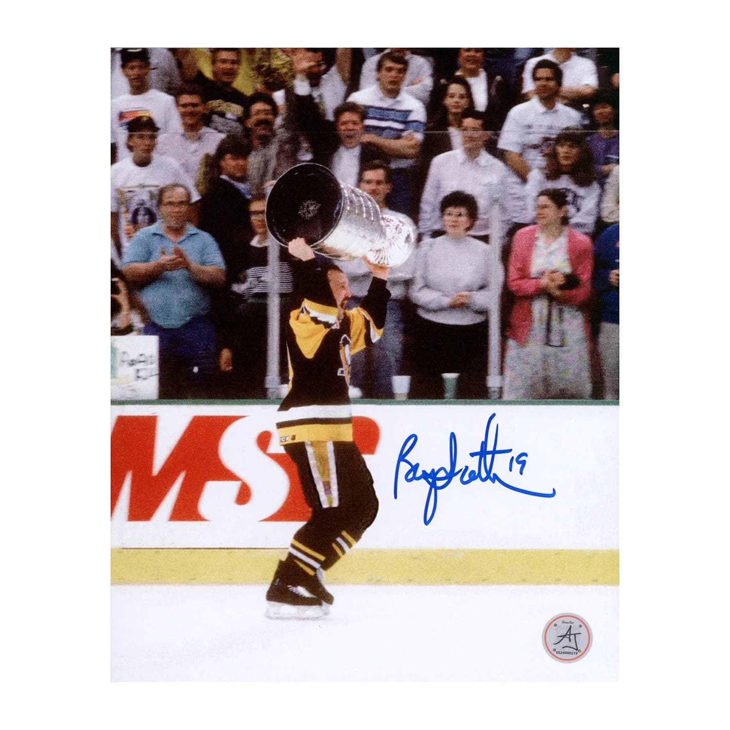 Bryan Trottier Autographed Pittsburgh Penguins 1991 Stanley Cup 8x10 Photo Bryan Trottier Photo 8x10-1991-stanley-cup, Pittsburgh Penguins, supplier stock photo