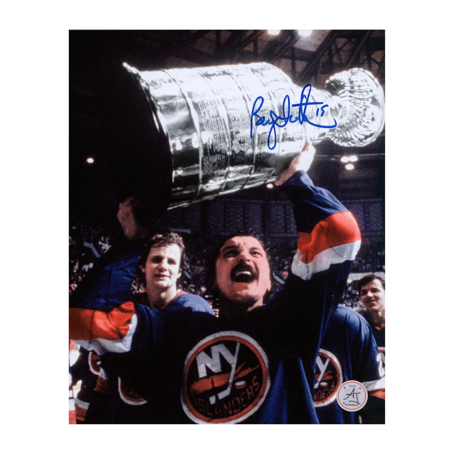 Bryan Trottier Autographed New York Islanders 1980 Stanley Cup 8x10 Photo Bryan Trottier Photo 8x10-1980-stanley-cup, New York Islanders, supplier stock photo