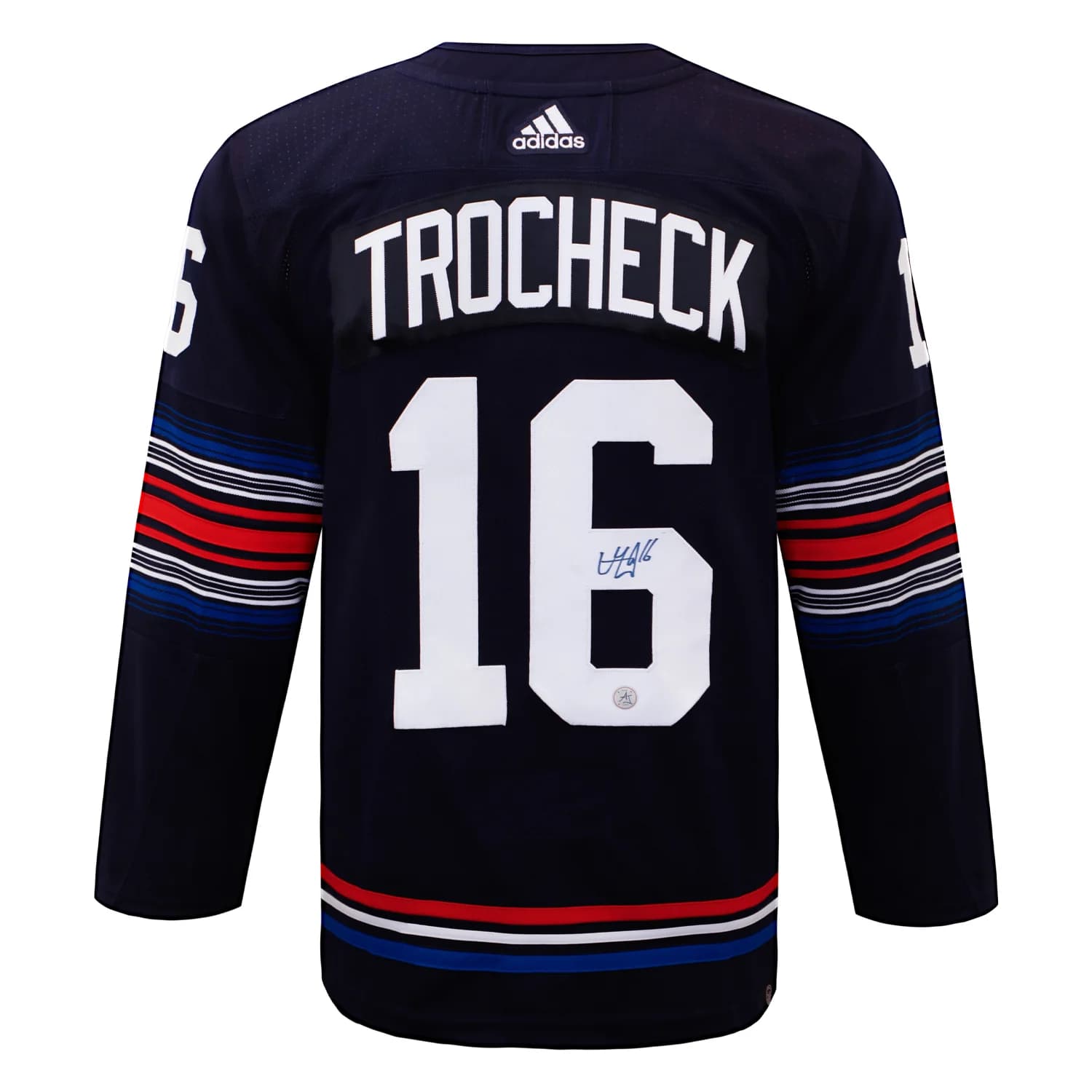 Vincent Trocheck Signed New York Rangers Alt Crest adidas Jersey Vincent Trocheck Jersey alt-crest-adidas, New York Rangers, supplier stock photo