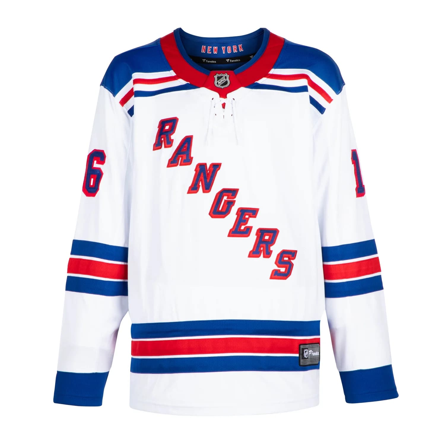Vincent Trocheck Signed New York Rangers White Fanatics Breakaway Jersey Vincent Trocheck Jersey white-breakaway, New York Rangers, view 2, supplier stock photo