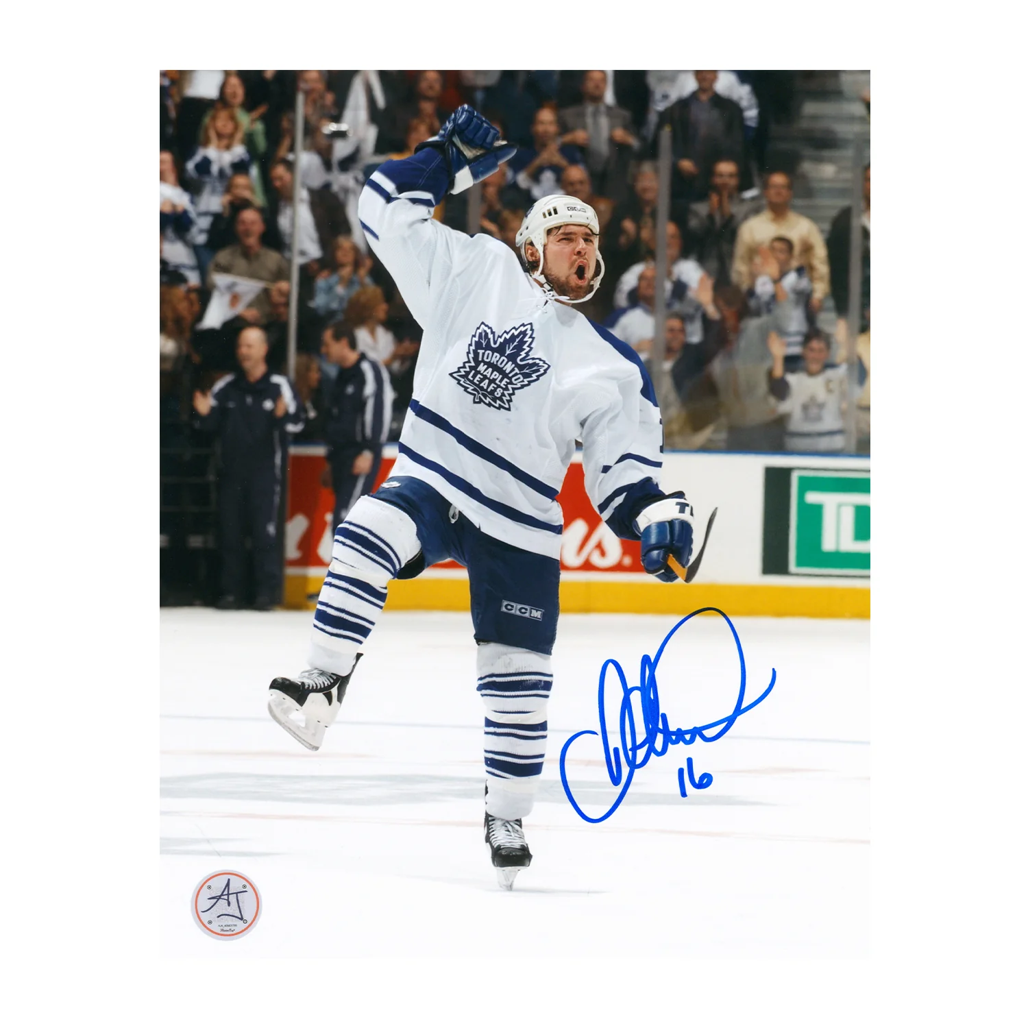 Darcy Tucker Autographed Toronto Maple Leafs Fanfare 8x10 Photo Darcy Tucker Photo 8x10-fanfare, Toronto Maple Leafs, supplier stock photo
