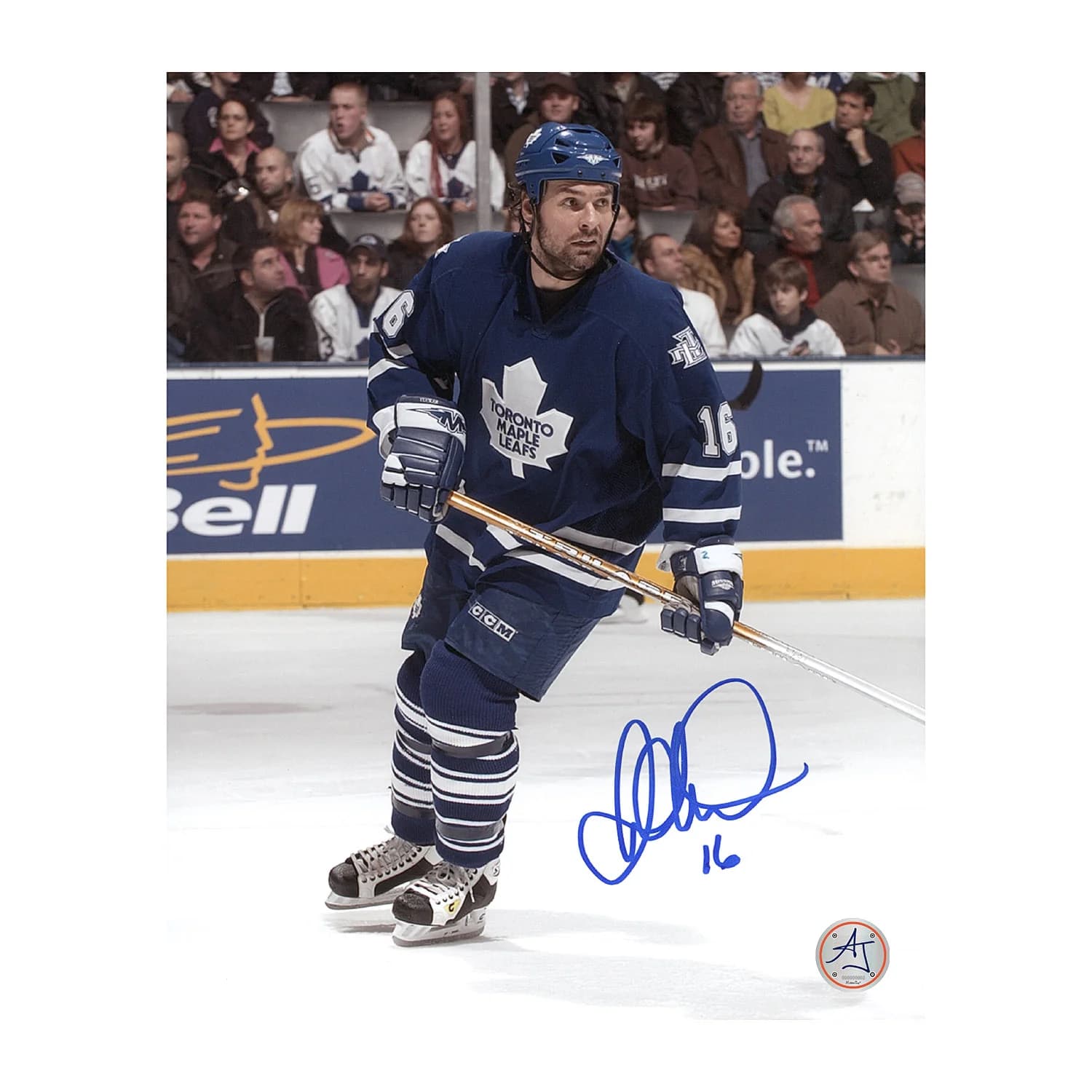 Darcy Tucker Autographed Toronto Maple Leafs Action 8x10 Photo Darcy Tucker Photo 8x10-action, Toronto Maple Leafs, supplier stock photo