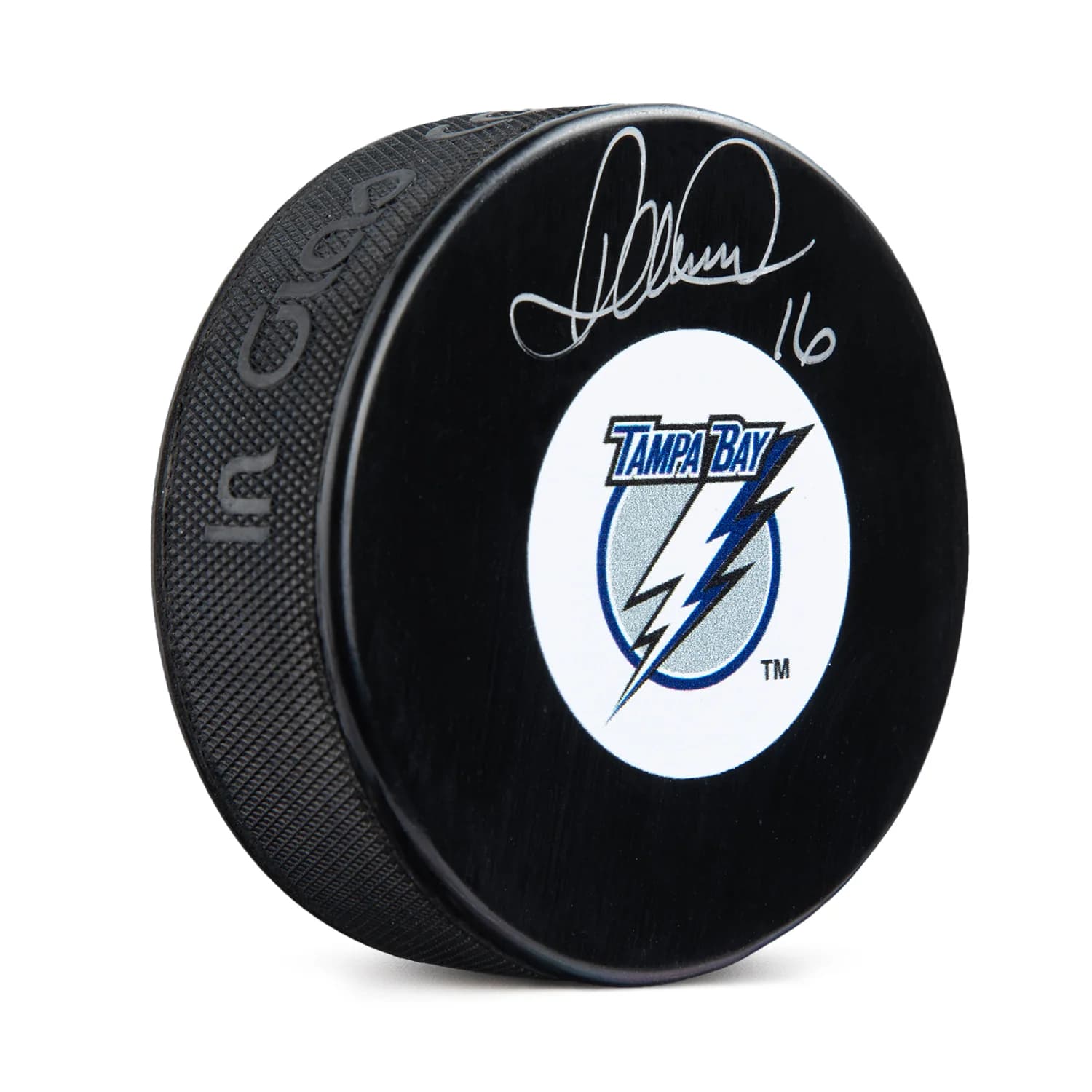 Darcy Tucker Autographed Tampa Bay Lightning Retro Logo Puck Darcy Tucker Puck retro-logo, Tampa Bay Lightning, supplier stock photo