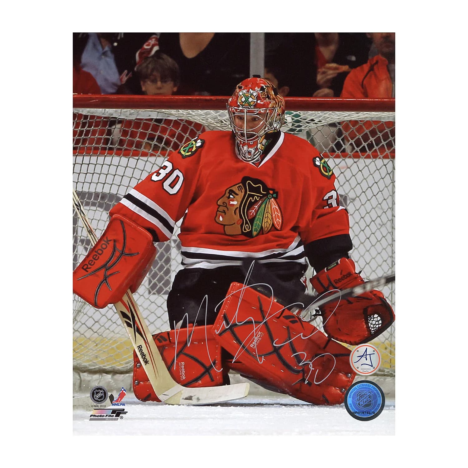 Marty Turco Autographed Chicago Blackhawks Netminder 8x10 Photo Marty Turco Photo 8x10-netminder, Chicago Blackhawks, supplier stock photo