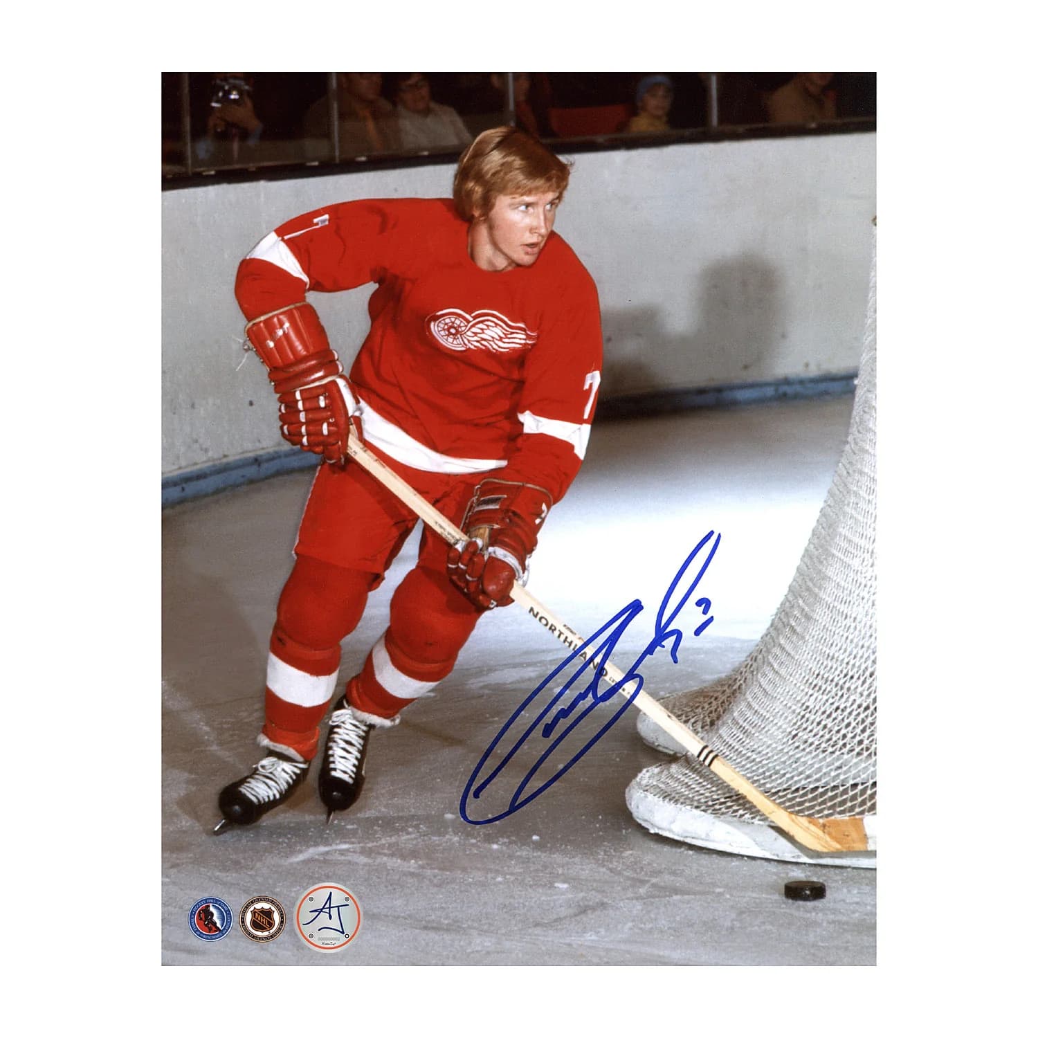 Garry Unger Autographed Detroit Red Wings Breakout 8x10 Photo Garry Unger Photo 8x10-breakout, Detroit Red Wings, supplier stock photo