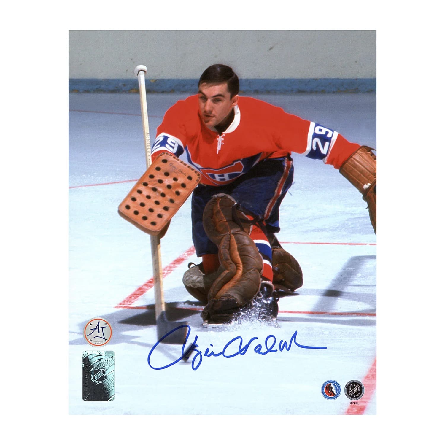 Rogie Vachon Signed Montreal Canadiens Goalie 8x10 Photo Rogie Vachon Photo 8x10-goalie, Montreal Canadiens, supplier stock photo