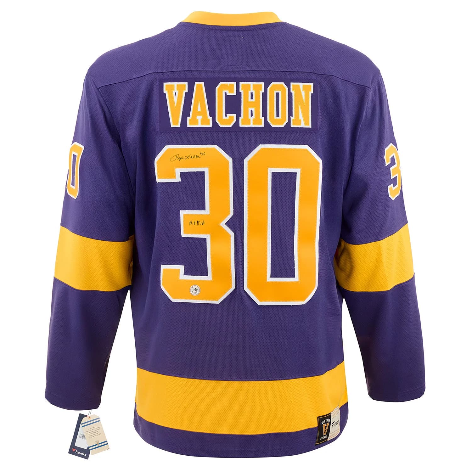 Rogie Vachon Signed Los Angeles Kings Throwback Breakaway Jersey Rogie Vachon Jersey throwback-breakaway, Los Angeles Kings, supplier stock photo
