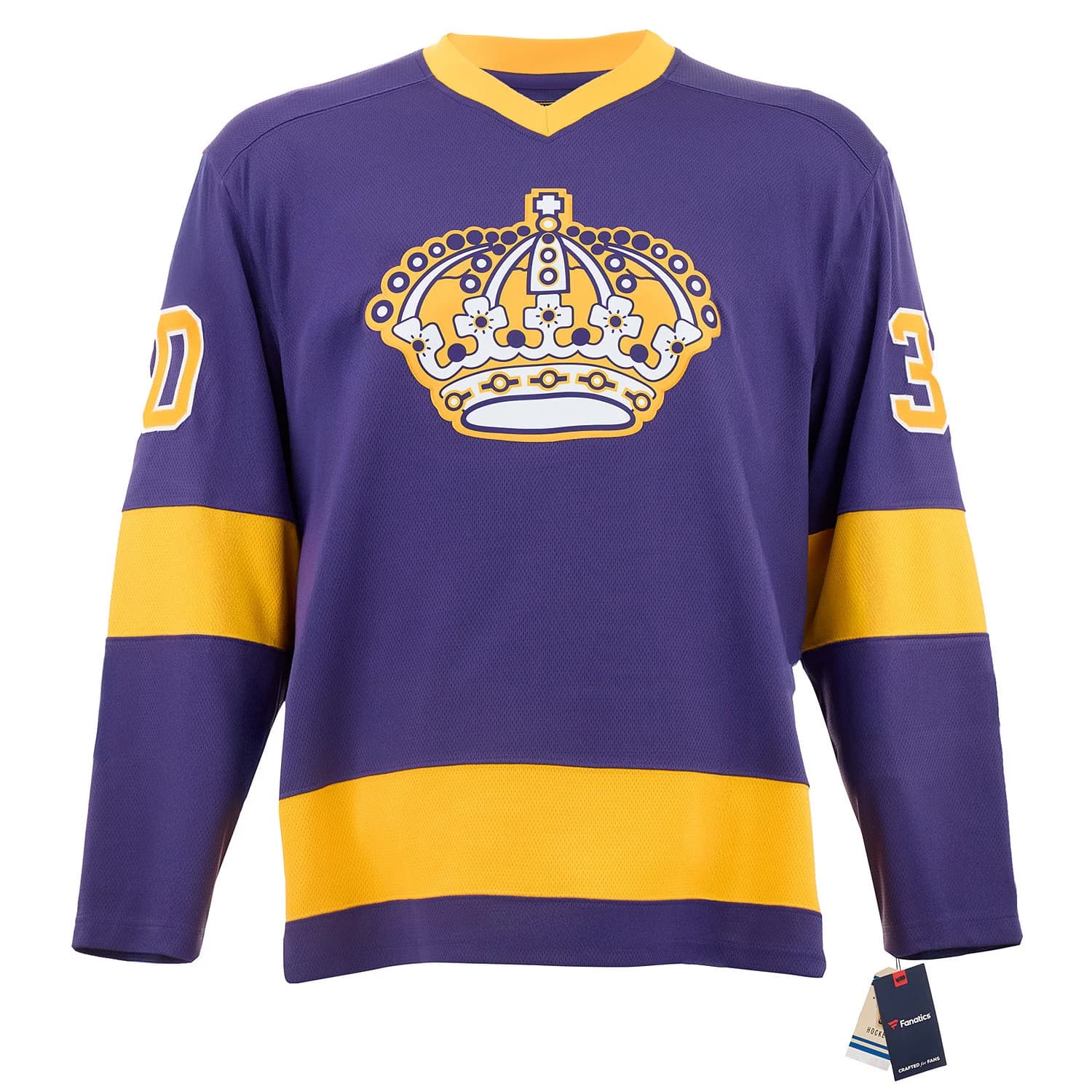 Rogie Vachon Signed Los Angeles Kings Throwback Breakaway Jersey Rogie Vachon Jersey throwback-breakaway, Los Angeles Kings, view 2, supplier stock photo