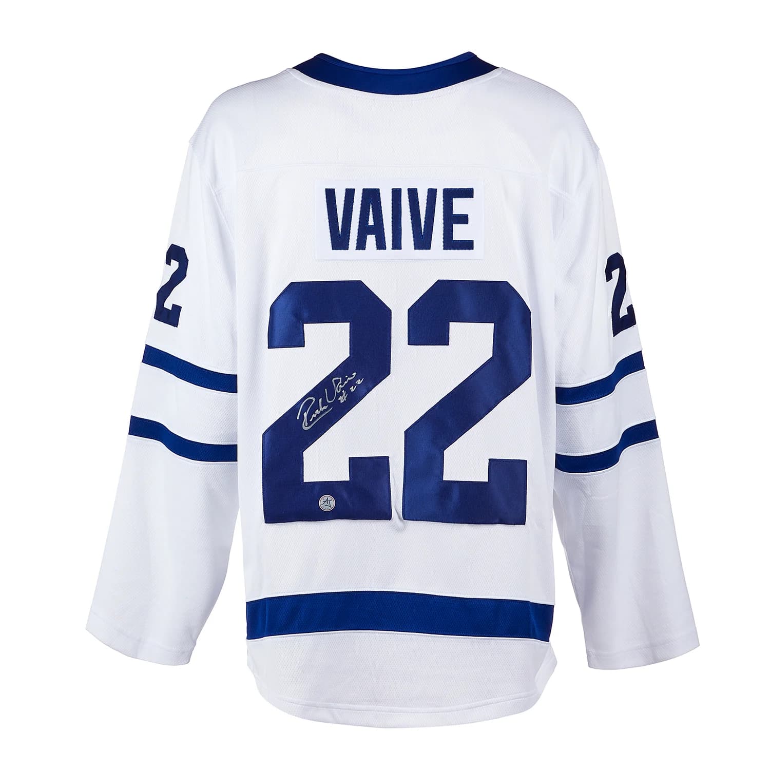 Rick Vaive Signed Toronto Maple Leafs White Fanatics Breakaway Jersey Rick Vaive Jersey white-breakaway, Toronto Maple Leafs, supplier stock photo