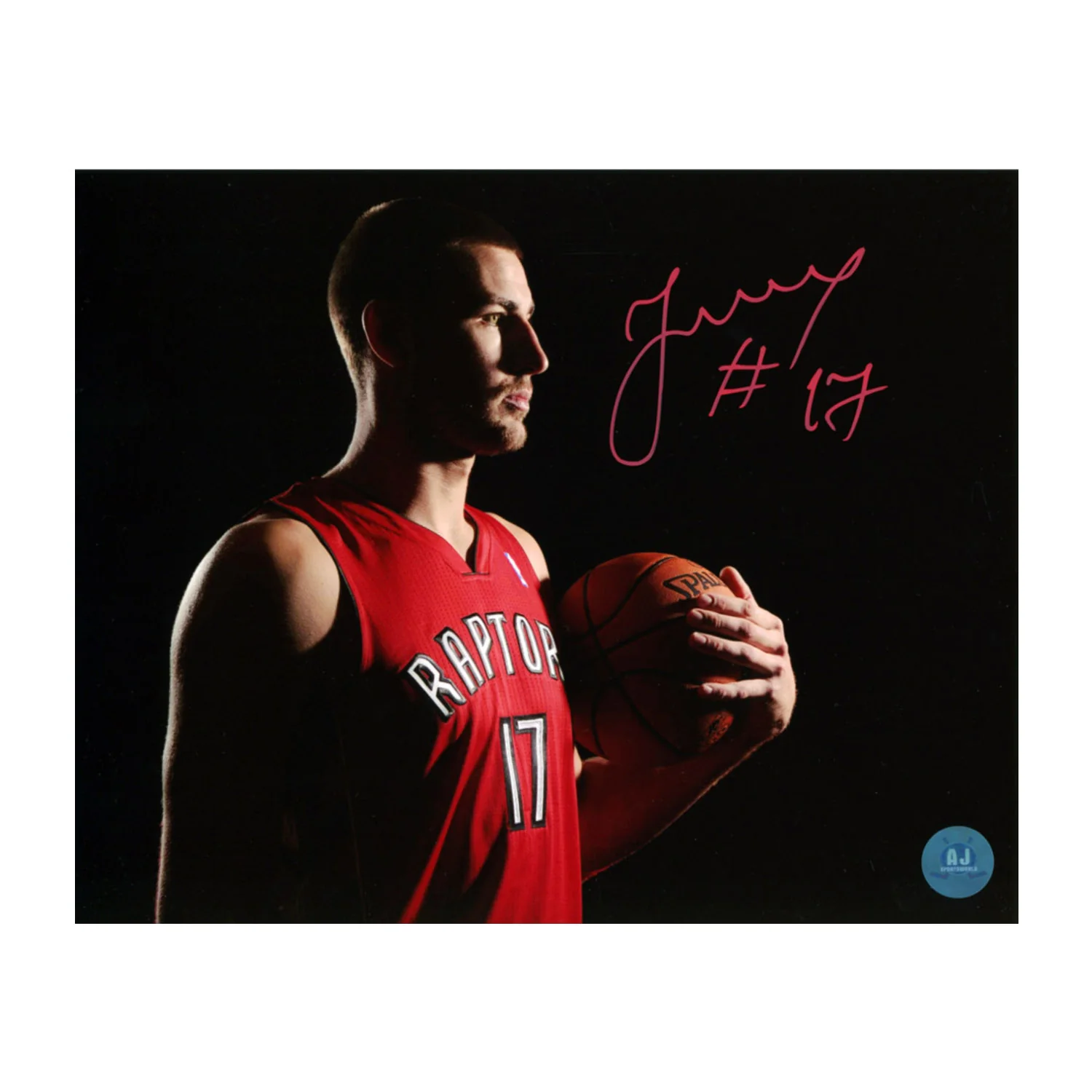 Jonas Valanciunas Autographed Toronto Raptors Basketball 8x10 Photo Jonas Valanciunas Photo 8x10-toronto-raptors-basketball, supplier stock photo