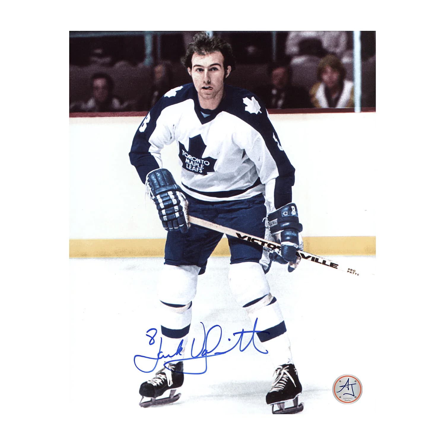 Jack Valiquette Autographed Toronto Maple Leafs Game Action 8x10 Photo Jack Valiquette Photo 8x10-game-action, Toronto Maple Leafs, supplier stock photo