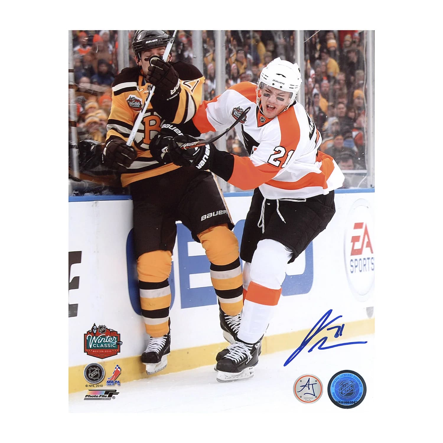 James van Riemsdyk Signed Philadelphia Flyers 2010 Winter Classic 8x10 Photo Photo 8x10-james-van-riemsdyk-2010-winter-classic, Philadelphia Flyers, supplier stock photo