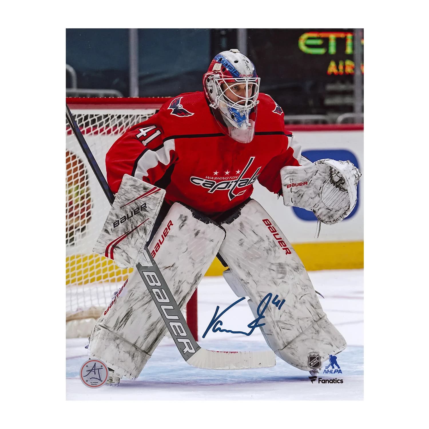 Vitek Vanecek Autographed Washington Capitals Goalie 8x10 Photo Vitek Vanecek Photo 8x10-vitek-vanecek-washington-capitals-goalie, Washington Capitals, supplier stock photo