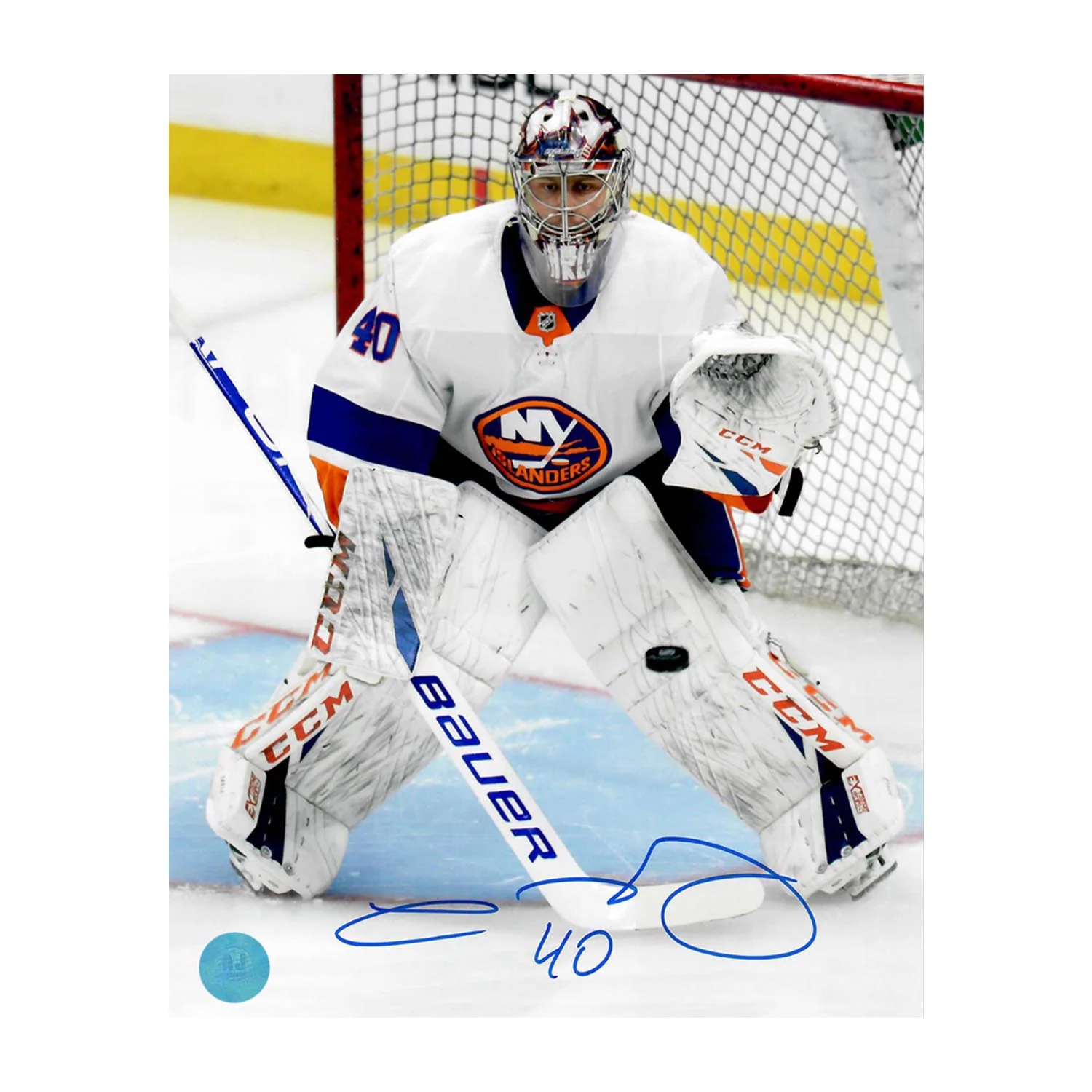 Semyon Varlamov Autographed New York Islanders Goalie 8x10 Photo Semyon Varlamov Photo 8x10-goalie, New York Islanders, supplier stock photo