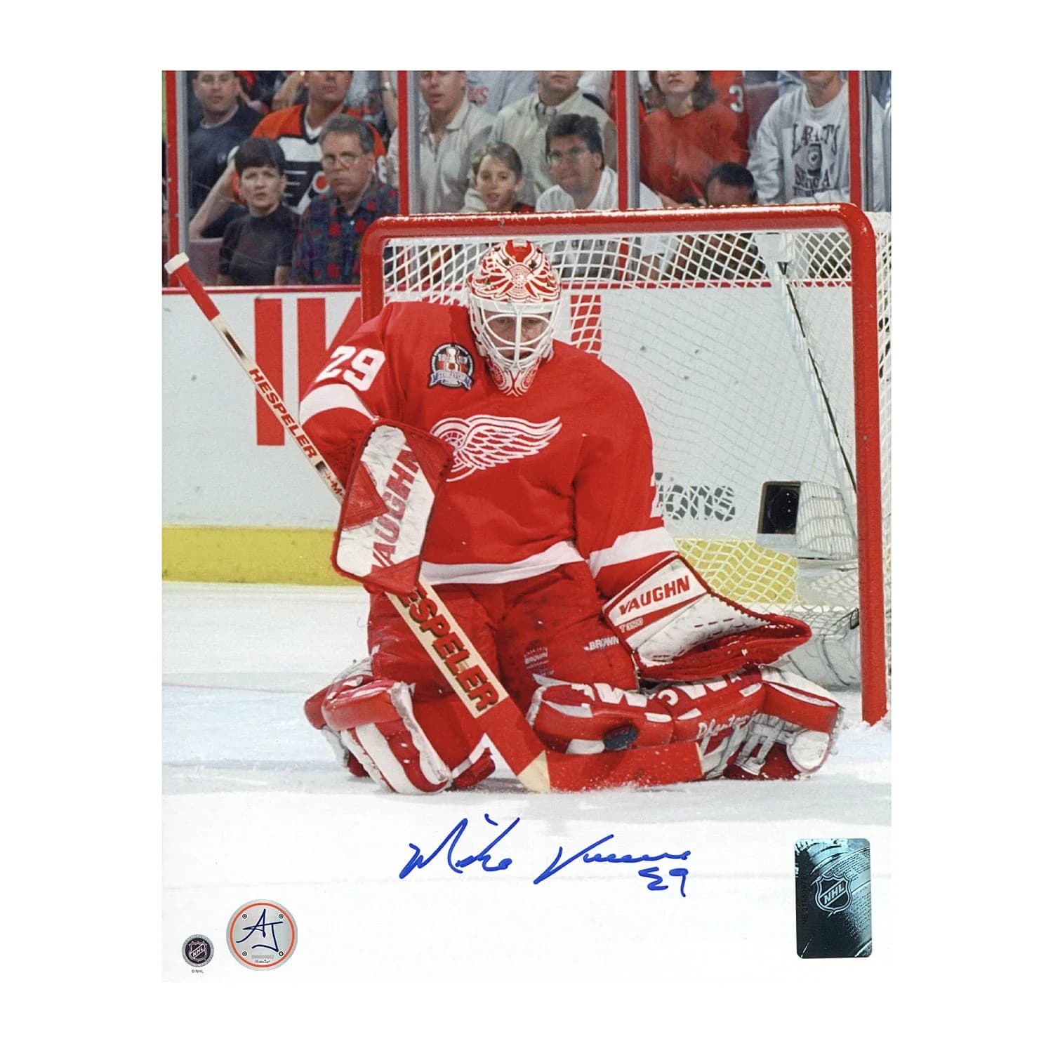 Mike Vernon Signed Detroit Red Wings Butterfly Save 8x10 Photo Mike Vernon Photo 8x10-butterfly-save, Detroit Red Wings, supplier stock photo