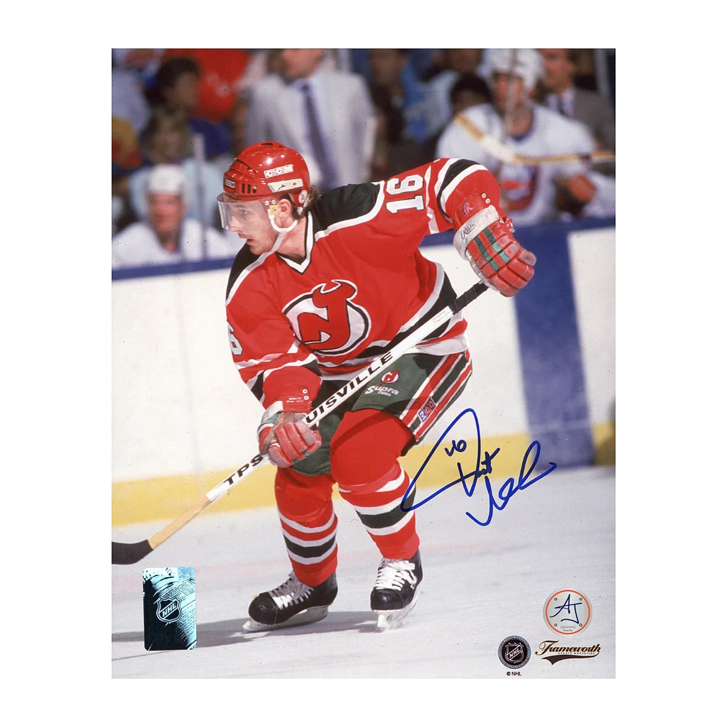 Pat Verbeek Signed New Jersey Devils Hockey 8x10 Photo Pat Verbeek Jersey 8x10-hockey, New Jersey Devils, supplier stock photo