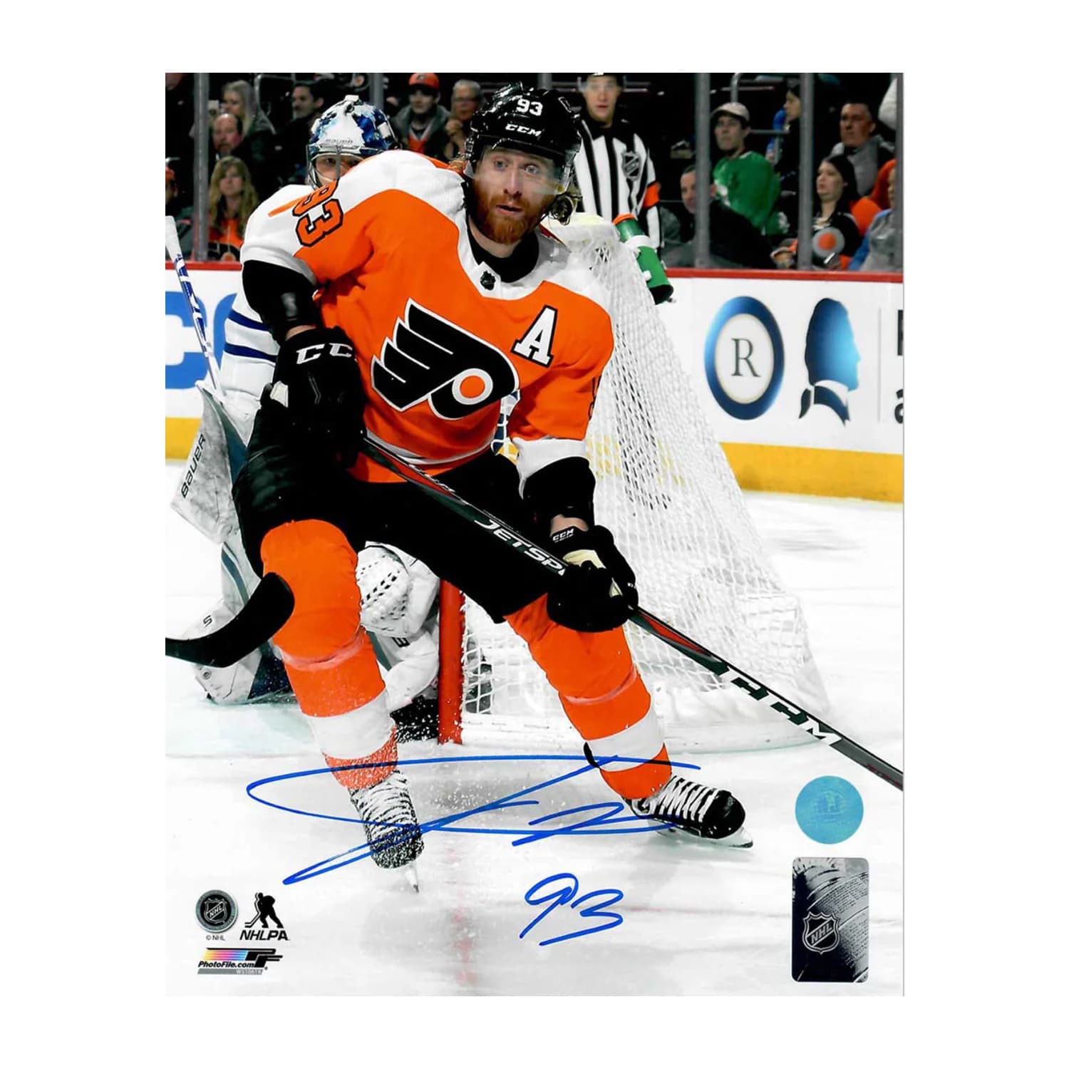 Jakub Voracek Autographed Philadelphia Flyers Hockey 8x10 Photo Jakub Voracek Photo 8x10-hockey, Philadelphia Flyers, supplier stock photo