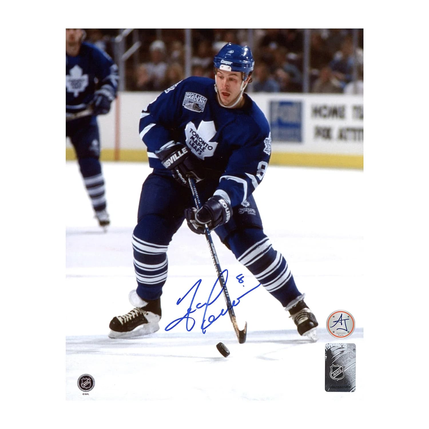 Todd Warriner Autographed Toronto Maple Leafs Game Action 8x10 Photo Todd Warriner Photo 8x10-game-action, Toronto Maple Leafs, supplier stock photo
