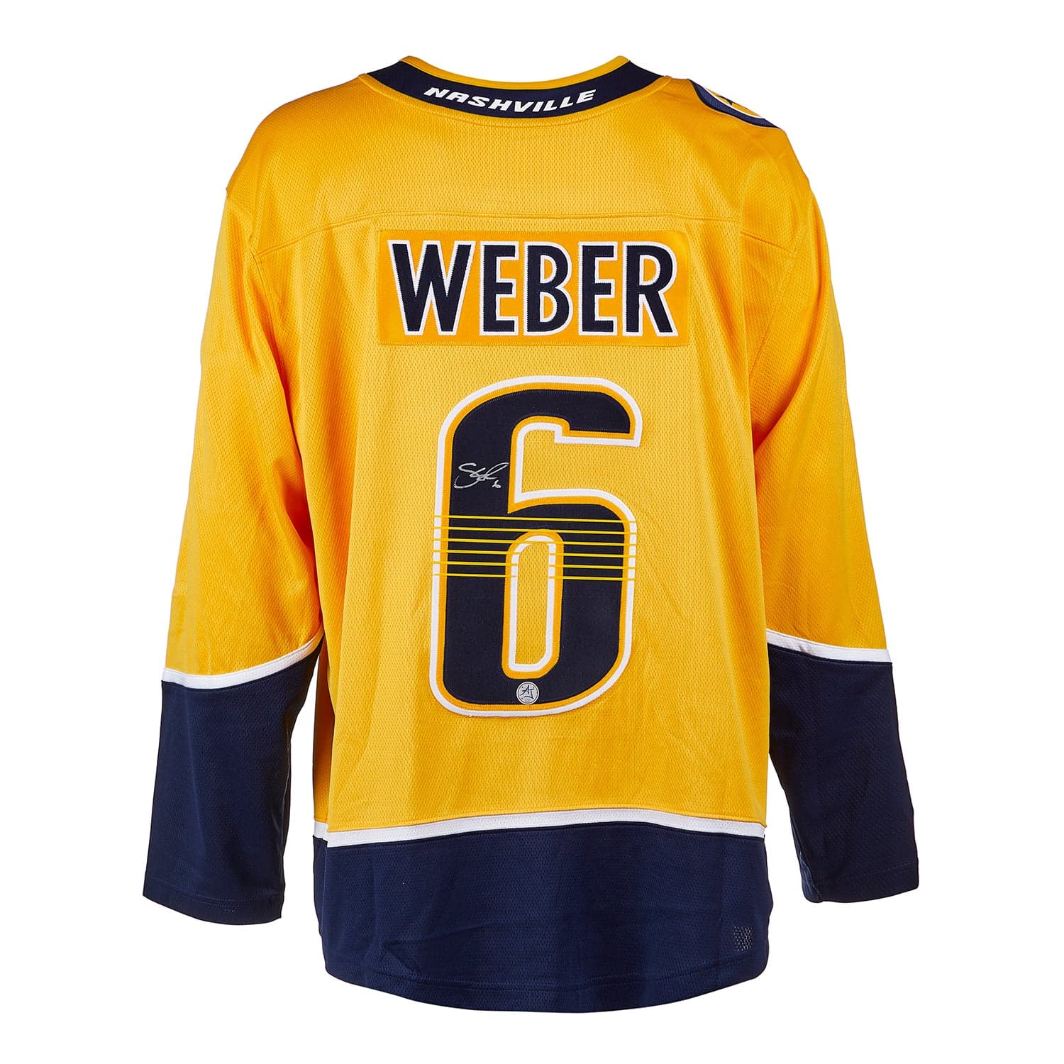 Shea Weber Autographed Nashville Predators Fanatics Breakaway Jersey Shea Weber Jersey breakaway, Nashville Predators, supplier stock photo