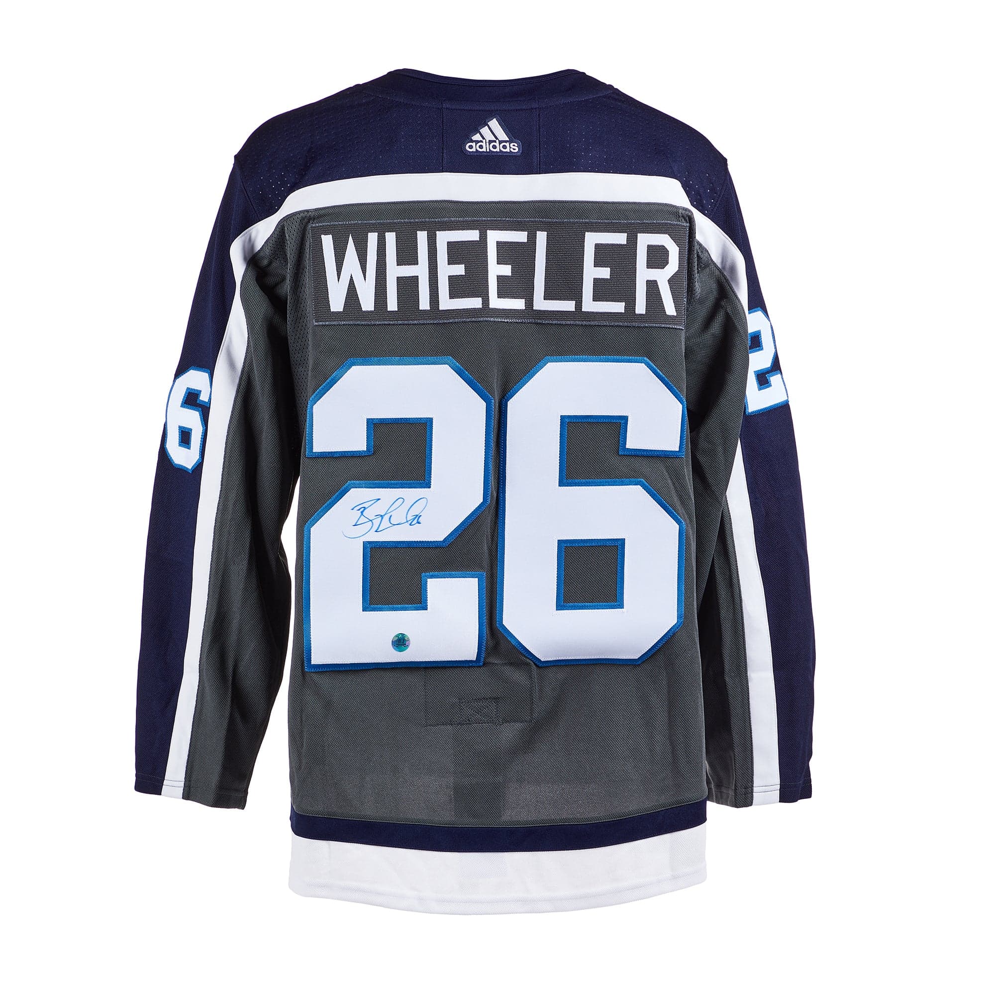 Blake Wheeler Winnipeg Jets Signed Reverse Retro adidas Jersey Blake Wheeler Jersey reverse-retro-adidas, Winnipeg Jets, supplier stock photo