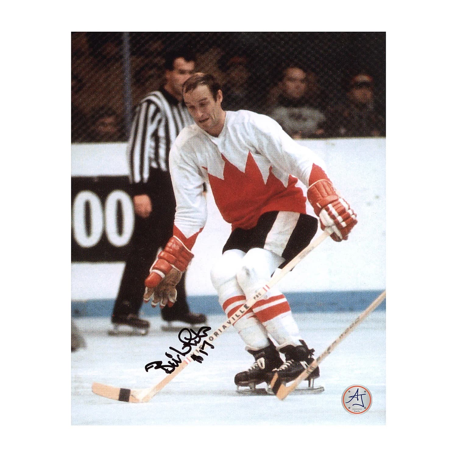 Bill White Signed Team Canada Game Action 8x10 Photo Bill White Photo 8x10-team-canada-game-action, supplier stock photo