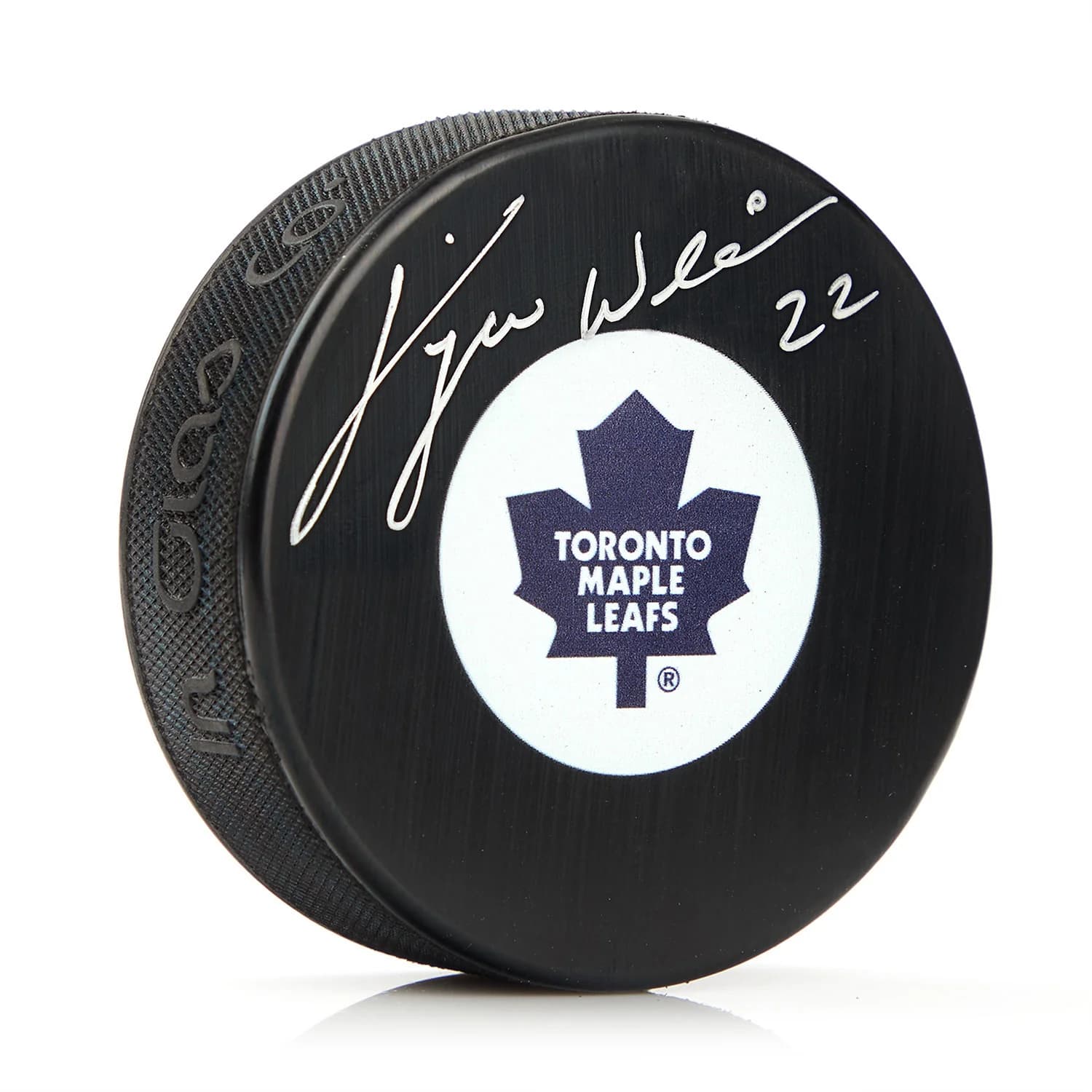 Tiger Williams Autographed Toronto Maple Leafs Retro Logo Puck Tiger Williams Puck retro-logo, Toronto Maple Leafs, supplier stock photo