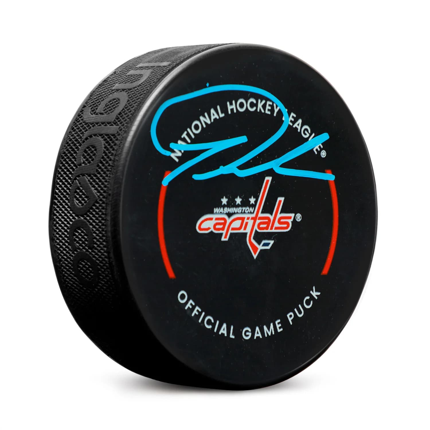 Tom Wilson Signed Washington Capitals Official Game Puck Tom Wilson Puck game, Washington Capitals, supplier stock photo