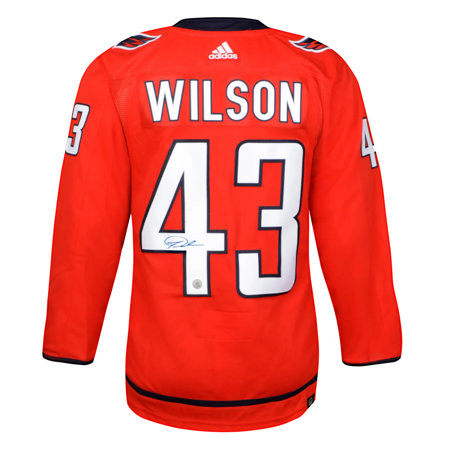 Tom Wilson Signed Washington Capitals 2018 Stanley Cup adidas Jersey Tom Wilson Jersey 2018-stanley-cup-adidas, Washington Capitals, supplier stock photo
