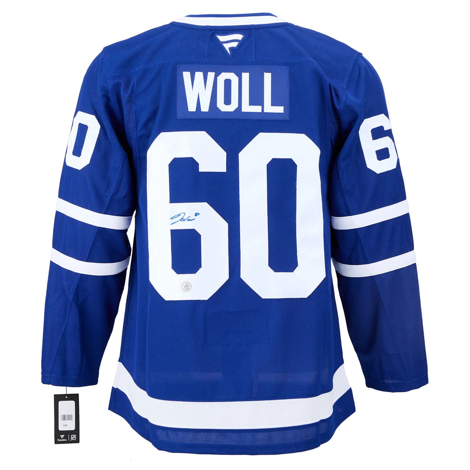 Joseph Woll Autographed Toronto Maple Leafs Fanatics Premium Jersey Joseph Woll Jersey premium, Toronto Maple Leafs, supplier stock photo