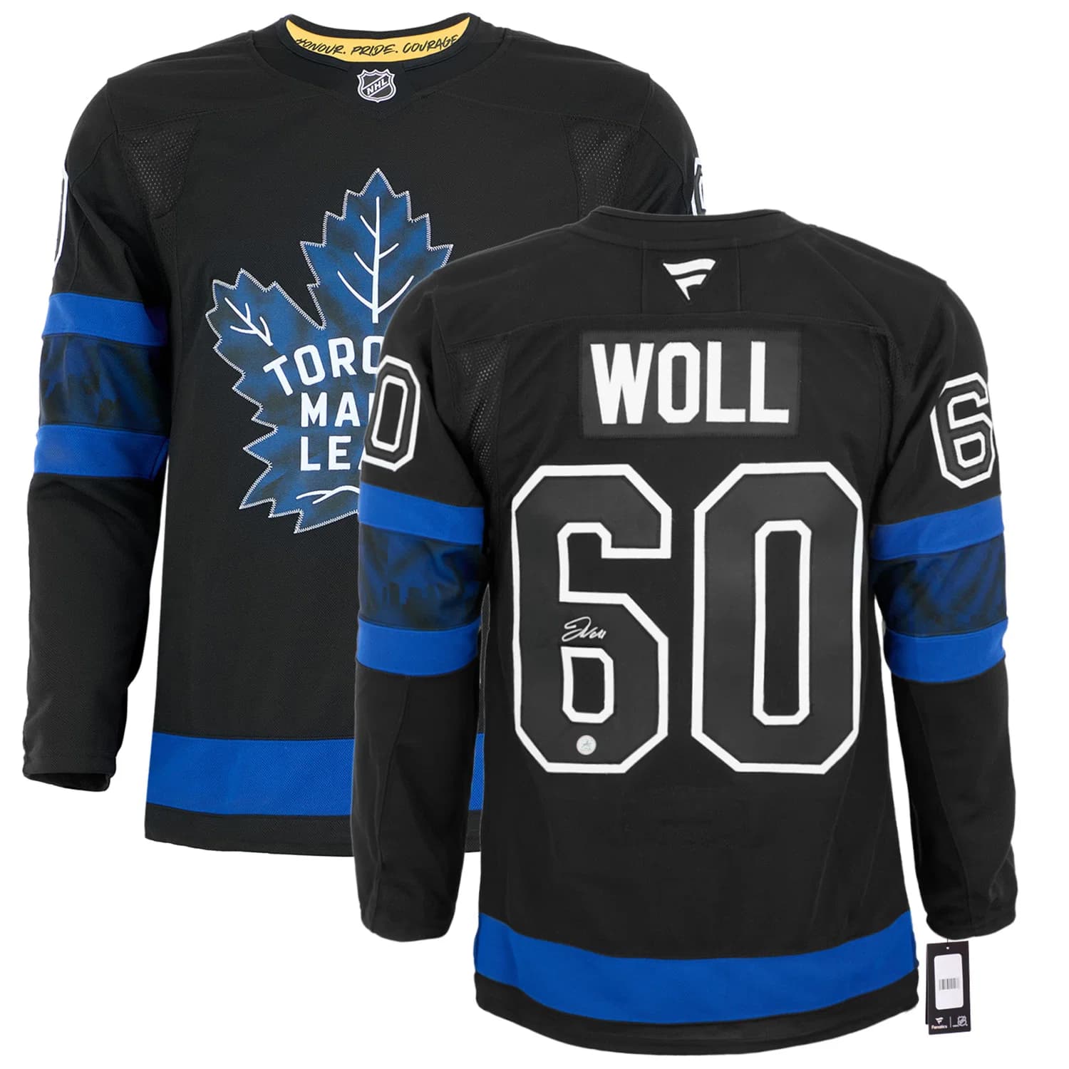 Joseph Woll Signed Toronto Maple Leafs Drew House Fanatics Premiunm Jersey Joseph Woll Jersey drew-house-premiunm, Toronto Maple Leafs, view 3, supplier stock photo