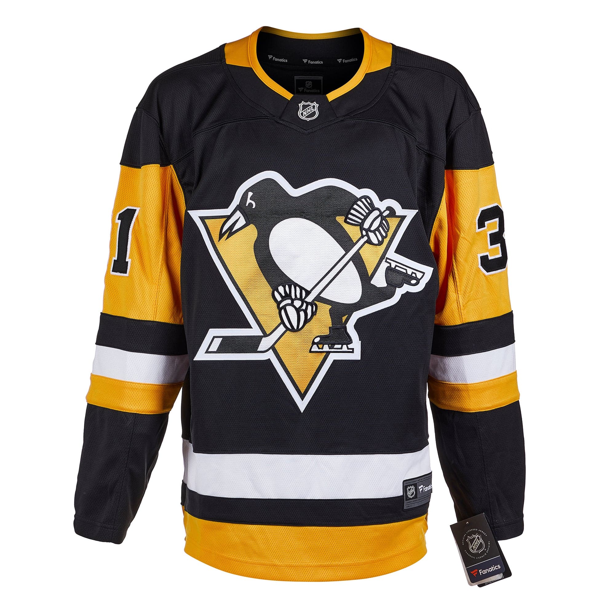 Ken Wregget Signed Pittsburgh Penguins Fanatics Breakaway Jersey Ken Wregget Jersey breakaway, Pittsburgh Penguins, view 2, supplier stock photo