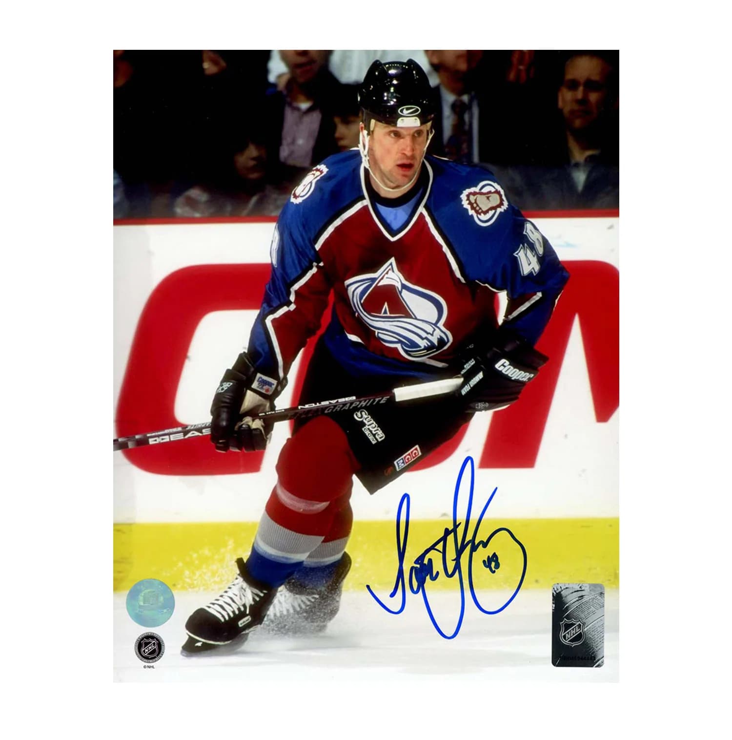 Scott Young Autographed Colorado Avalanche Hockey 8x10 Photo Scott Young Photo 8x10-hockey, Colorado Avalanche, supplier stock photo