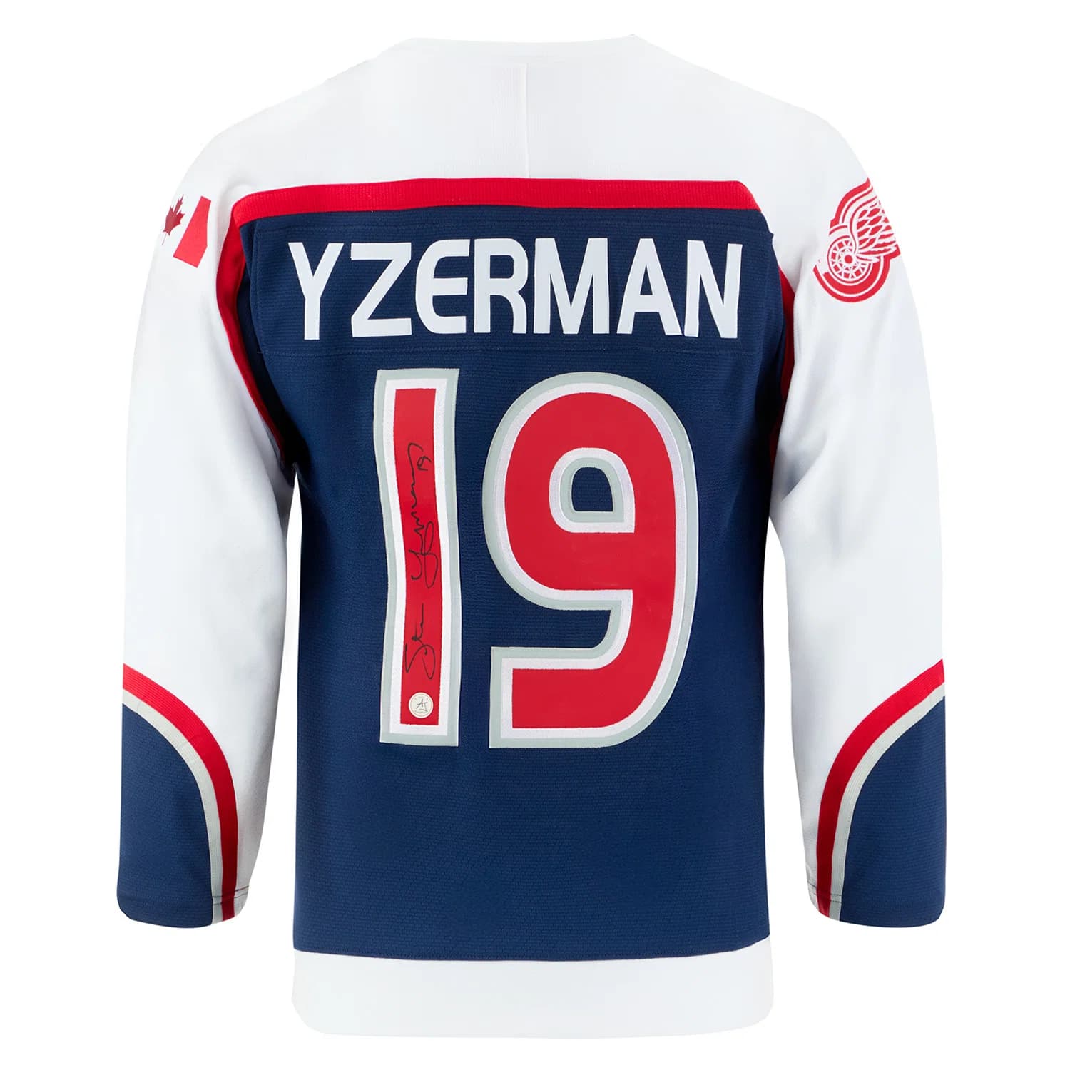 Steve Yzerman Signed 2000 All-Star Game Mitchell & Ness Throwback Jersey Steve Yzerman Jersey 2000-all-star-game-mitchell-ness, supplier stock photo