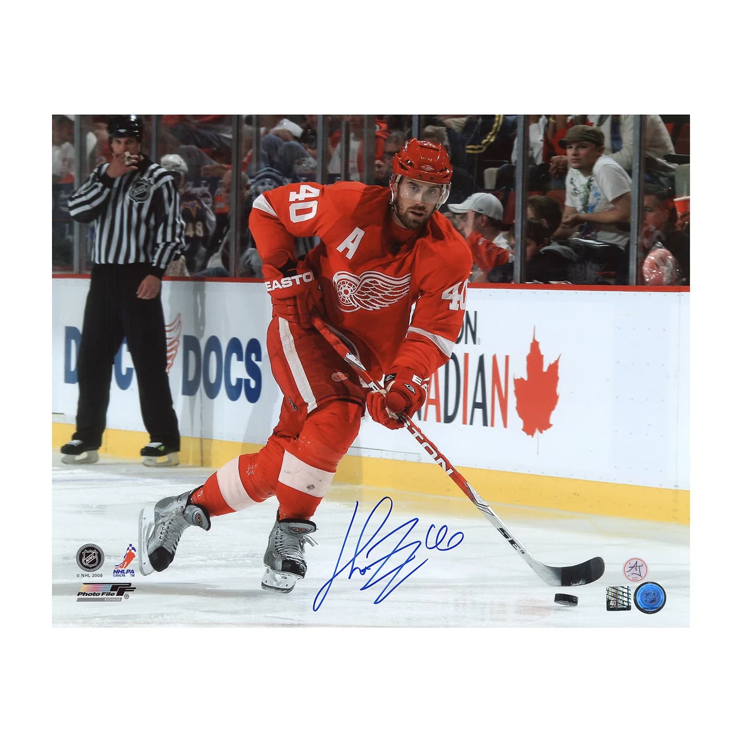 Henrik Zetterberg Autographed Detroit Red Wings Stickhandling 16x20 Photo Henrik Zetterberg Photo 16x20-stickhandling, Detroit Red Wings, supplier stock photo