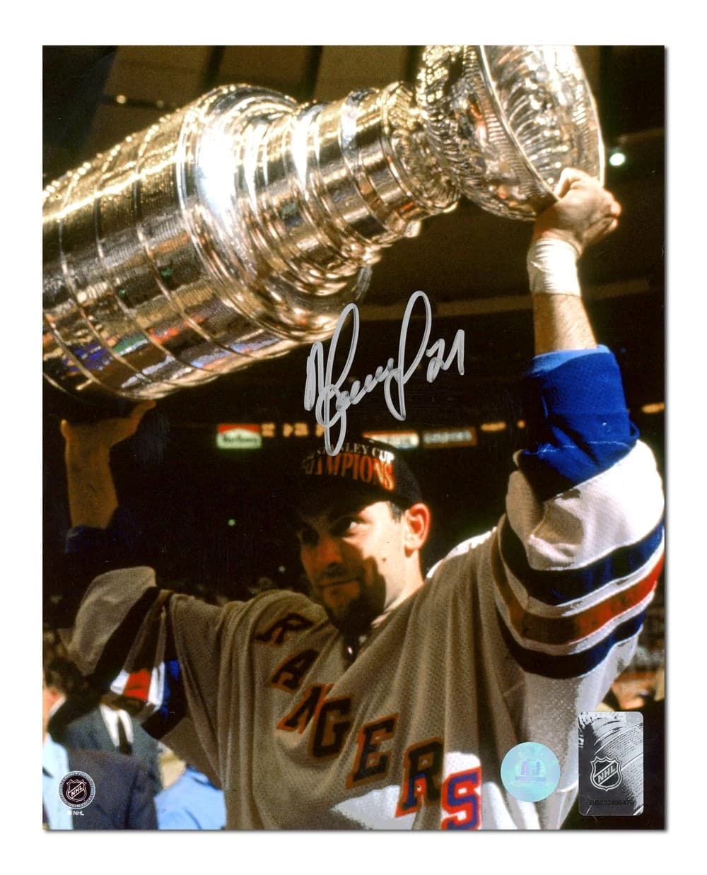 Sergei Zubov Autographed New York Rangers Stanley Cup 8x10 Photo Sergei Zubov Photo 8x10-stanley-cup, New York Rangers, supplier stock photo