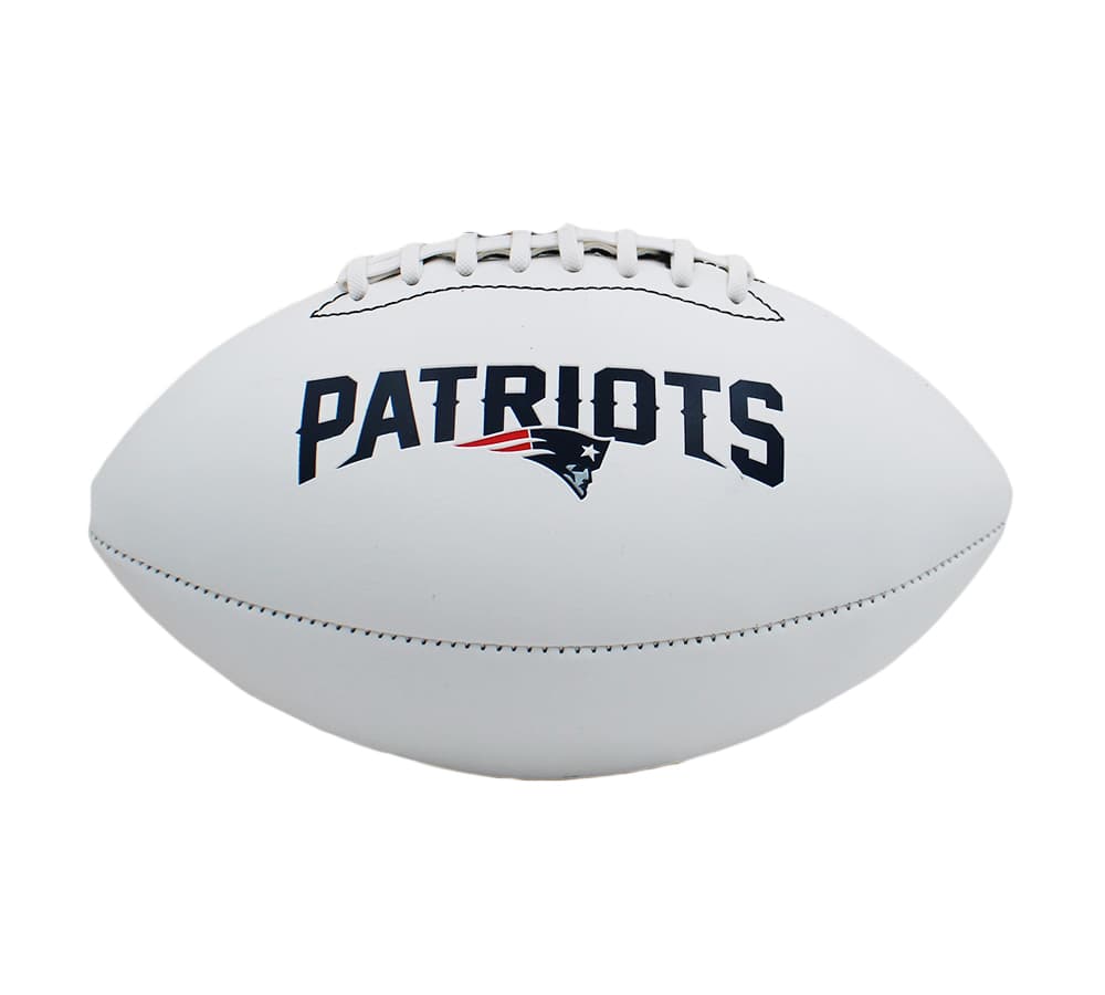 Rob Gronkowski Signed New England Patriots White NFL Football Rob Gronkowski Ball rob-gronkowski-england-patriots-white-nfl, New England Patriots, view 3, supplier stock photo