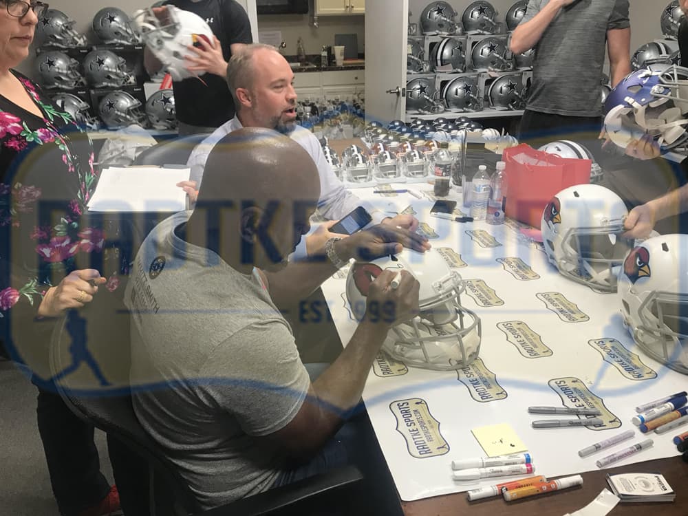 Emmitt Smith Signed Arizona Cardinals Speed Full Size NFL Helmet Emmitt Smith Helmet emmitt-smith-arizona-cardinals-speed-full, Dallas Cowboys, view 2, supplier stock photo