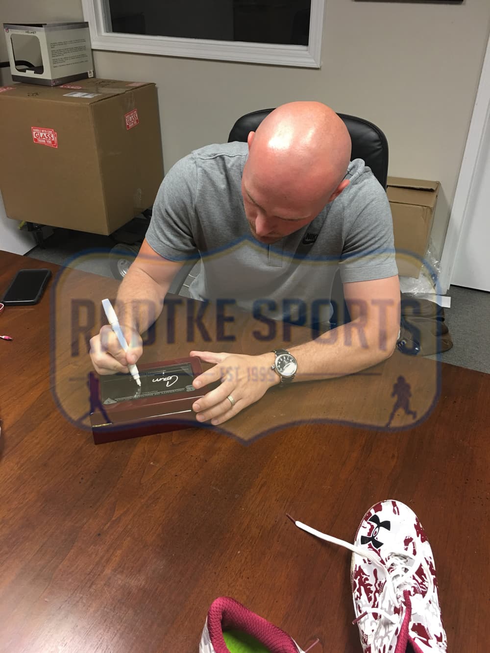 Connor Shaw Signed South Carolina Gamecocks Jewelry Box Connor Shaw Other connor-shaw-south-carolina-gamecocks-jewelry, view 3, supplier stock photo