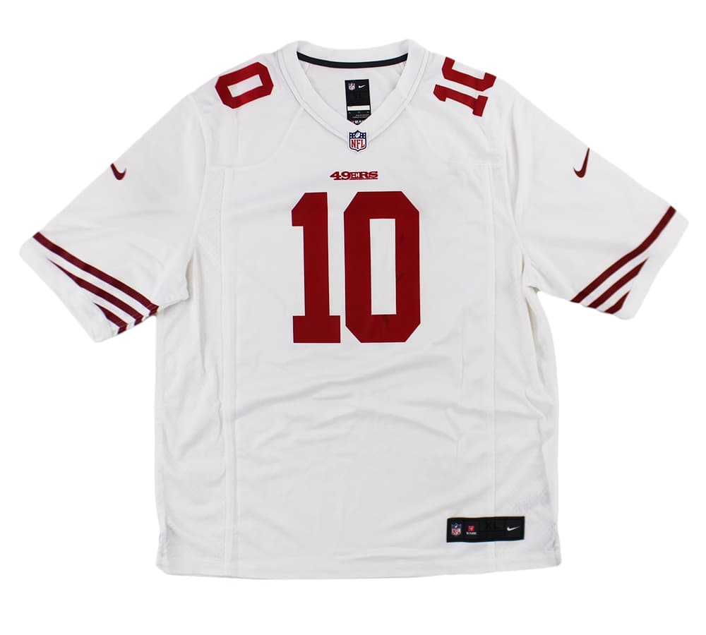 Jimmy Garoppolo Signed San Francisco 49ers Nike Limited White Jersey Jimmy Garoppolo Jersey jimmy-garoppolo-san-francisco-49ers-nike, San Francisco 49ers, view 3, supplier stock photo