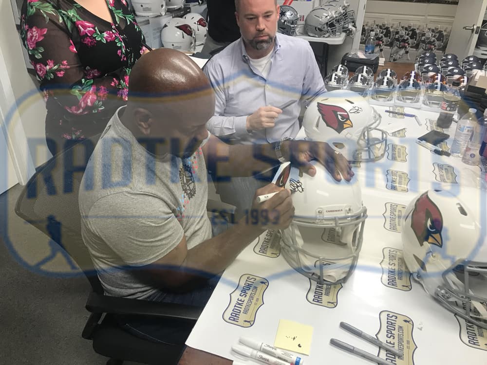 Emmitt Smith Signed Arizona Cardinals Speed Authentic NFL Helmet Emmitt Smith Helmet emmitt-smith-arizona-cardinals-speed-nfl, Dallas Cowboys, view 2, supplier stock photo