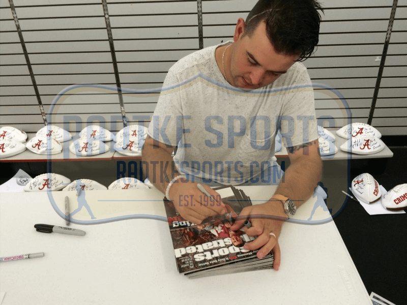 AJ McCarron Signed Alabama Crimson Tide Sports Illustrated – King Crimson Edition Other aj-mccarron-alabama-crimson-tide-illustrated, Alabama Crimson Tide, view 3, supplier stock photo