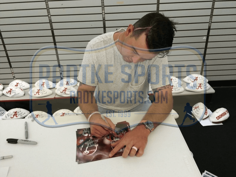AJ McCarron Signed Alabama Crimson Tide Unframed 8×10 NCAA Photo – Handoff to Eddie Lacy Photo 8x10-aj-mccarron-alabama-crimson-tide-unframed, Alabama Crimson Tide, view 2, supplier stock photo