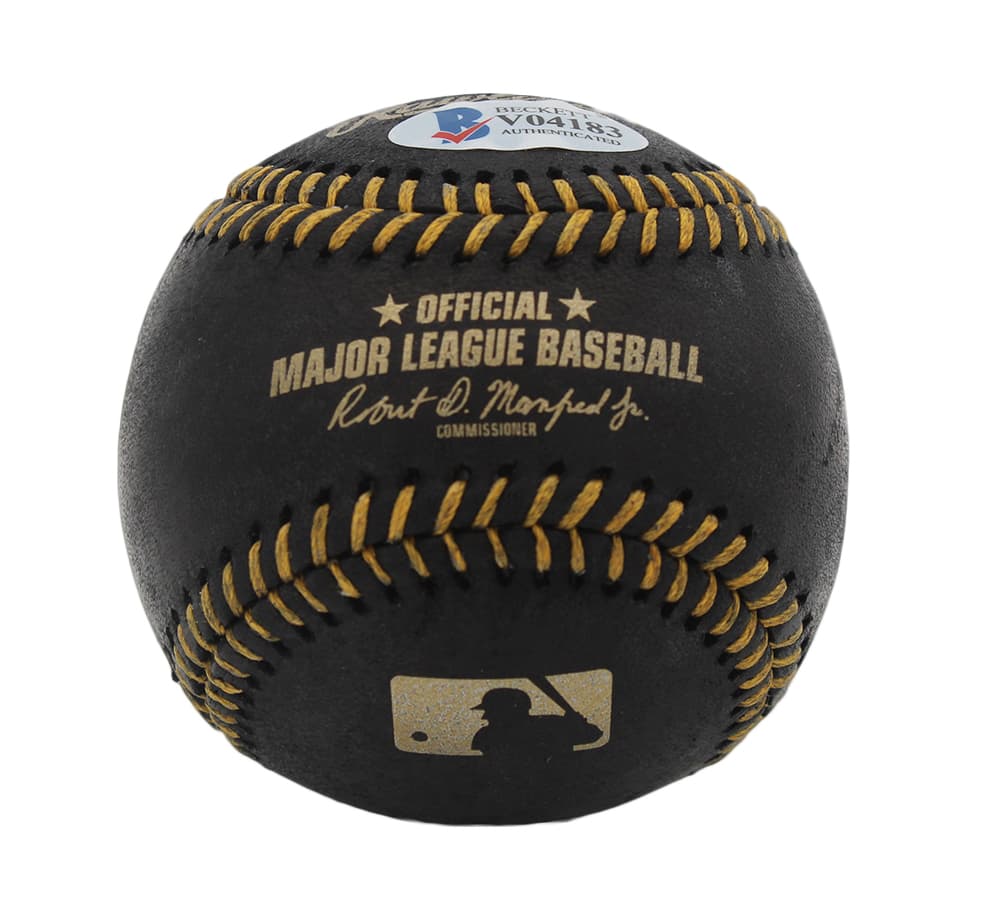Ronald Acuna Jr. Signed Atlanta Braves Rawlings Official Major League Black MLB Baseball Ronald Acuna Jr Ball ronald-acuna-jr-atlanta-braves-rawlings, Atlanta Braves, view 2, supplier stock photo