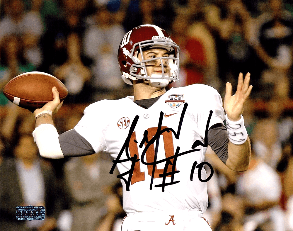 AJ McCarron Signed Alabama Crimson Tide Unframed 8×10 NCAA Photo – Close Up White Jersey Jersey 8x10-aj-mccarron-alabama-crimson-tide-unframed, Alabama Crimson Tide, supplier stock photo