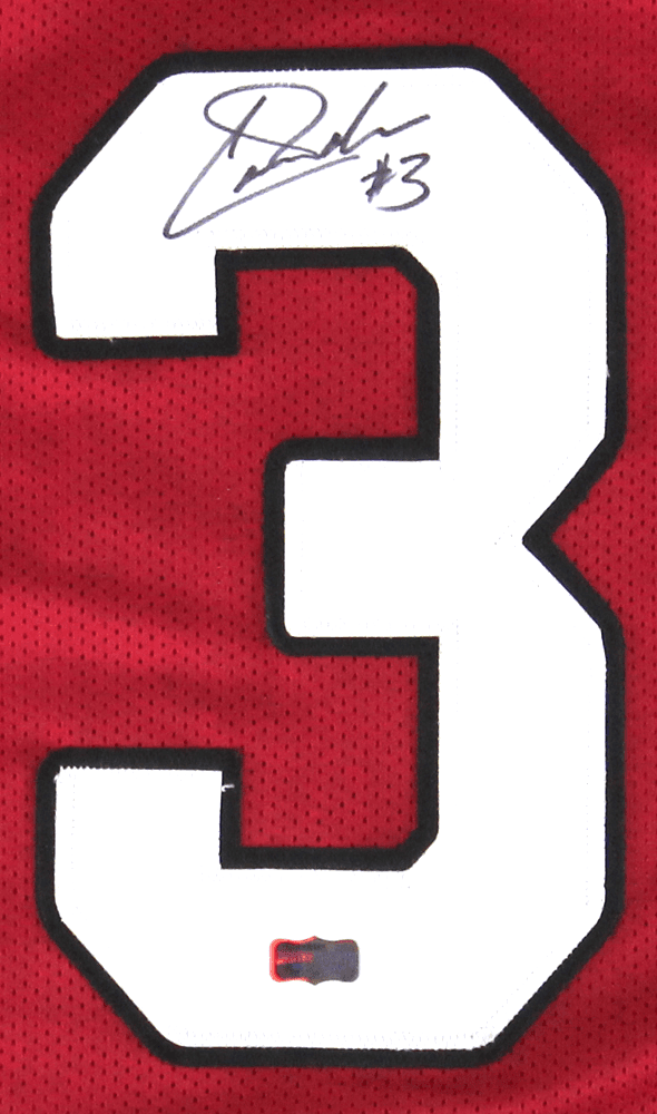 Carson Palmer Signed Arizona Red Custom Football Jersey Carson Palmer Jersey carson-palmer-arizona-red-football, view 2, supplier stock photo