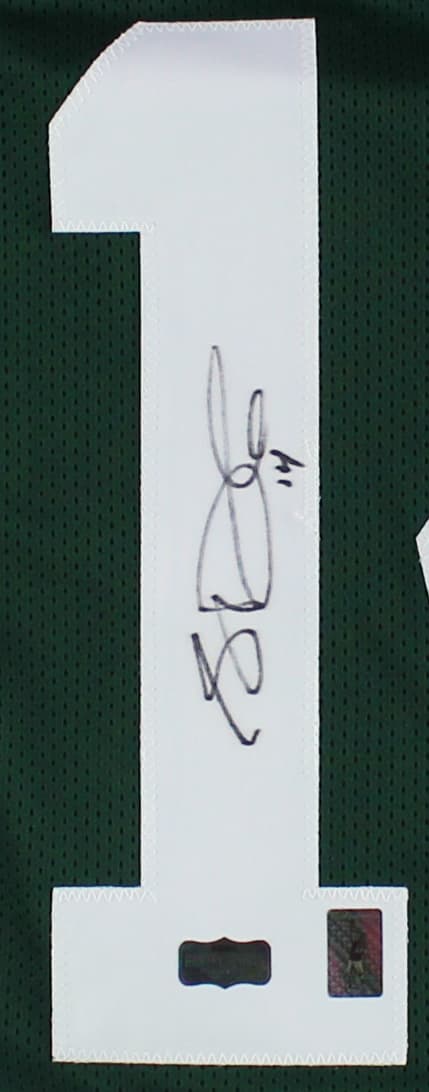 Sam Darnold Signed New York Custom Green Jersey Sam Darnold Jersey sam-darnold-york-green, view 2, supplier stock photo