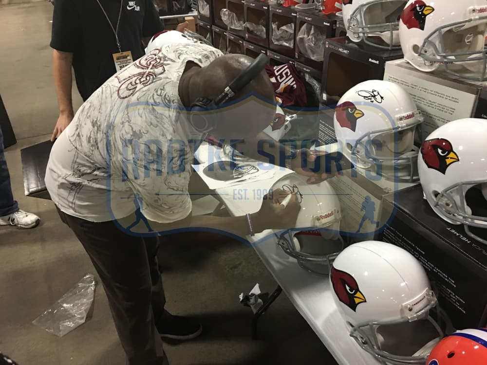 Emmitt Smith Signed Arizona Cardinals Current Authentic NFL Helmet Emmitt Smith Helmet emmitt-smith-arizona-cardinals-current-nfl, Dallas Cowboys, view 2, supplier stock photo
